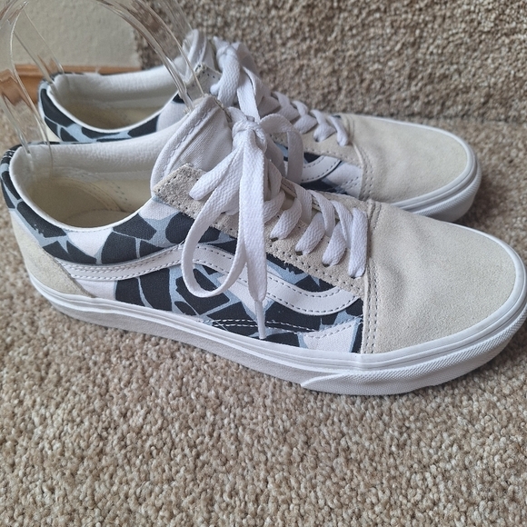 Vans Old Skool Mosaic Lace Up Skater Shoes Unisex Mens size 5.5 Womens size 7 - Picture 3 of 8